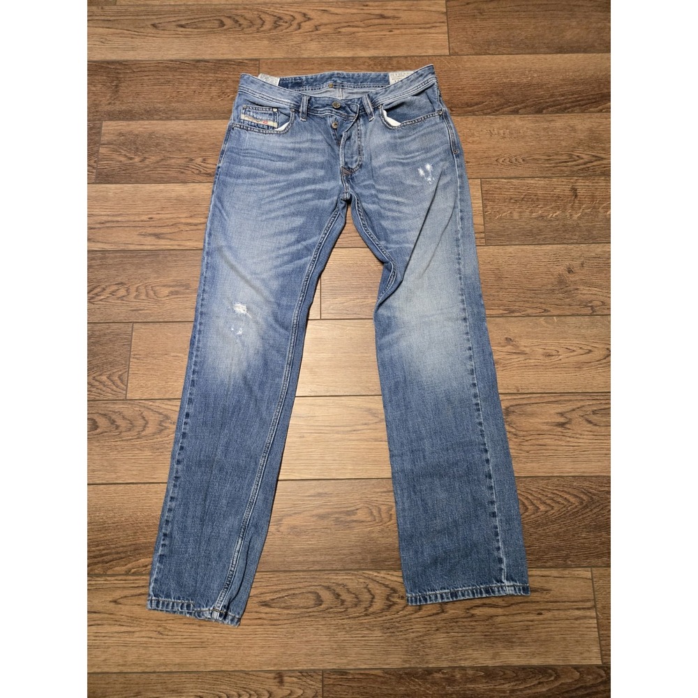 DIESEL Jeans LARKEE WASH 0084QT Straight STRETCH Denim Jeans 32x32